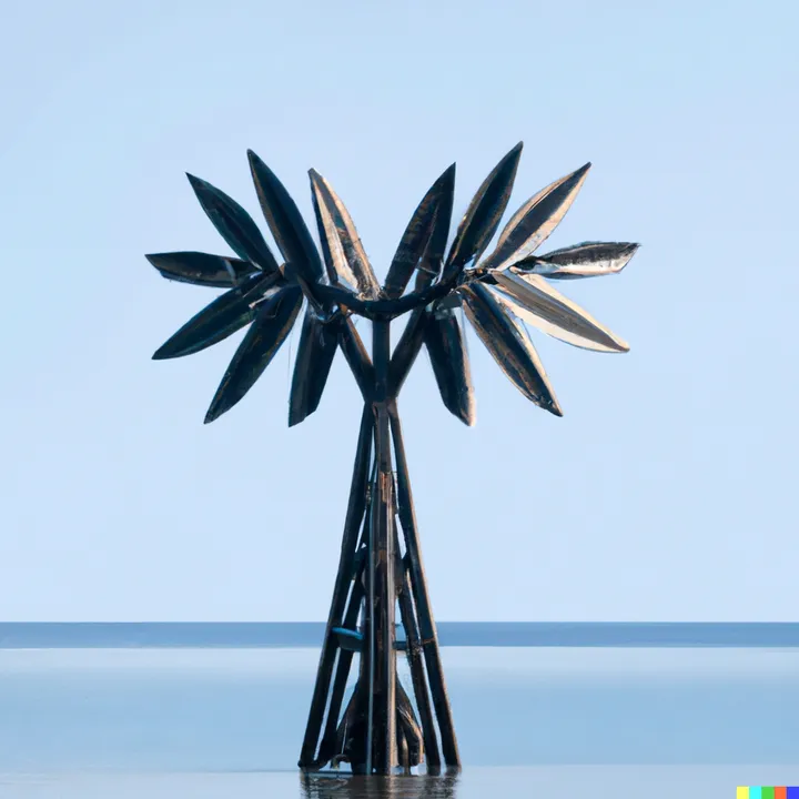 Metallic palmtree 